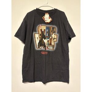 Giant Star Wars Shirt Mens Large Lightsaber Duel Obi-Wan Kenobi Darth Maul 1999